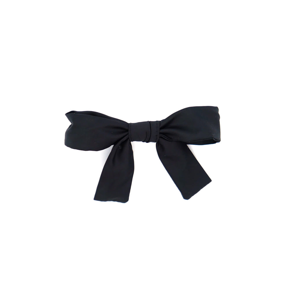 pretty ribbon hairpin (black)