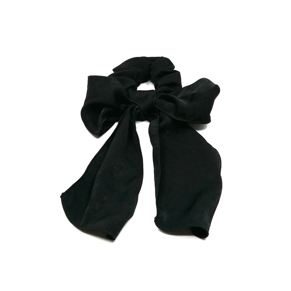long ribbon chouchou (black)