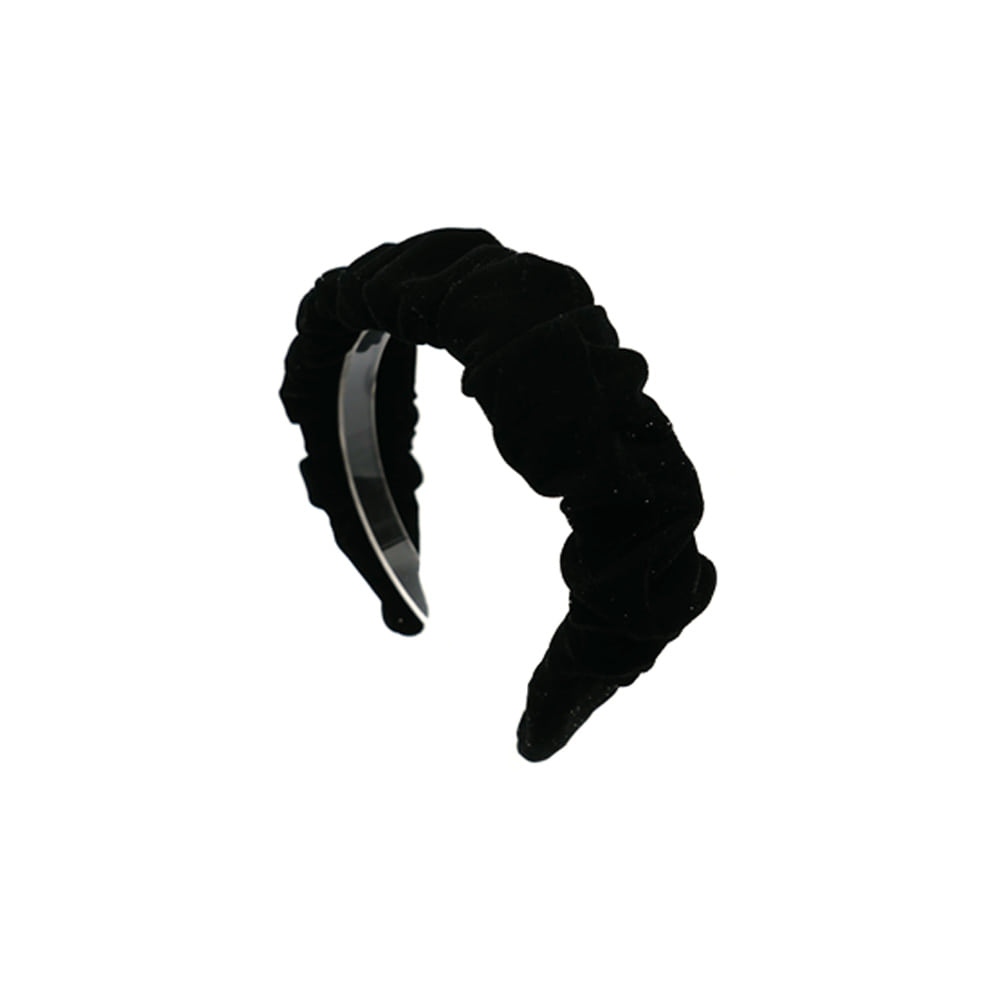 cloud velvet hairband (black)