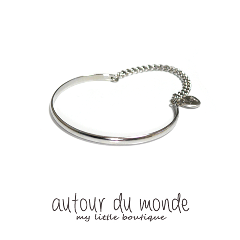 Chain bangle bracelet