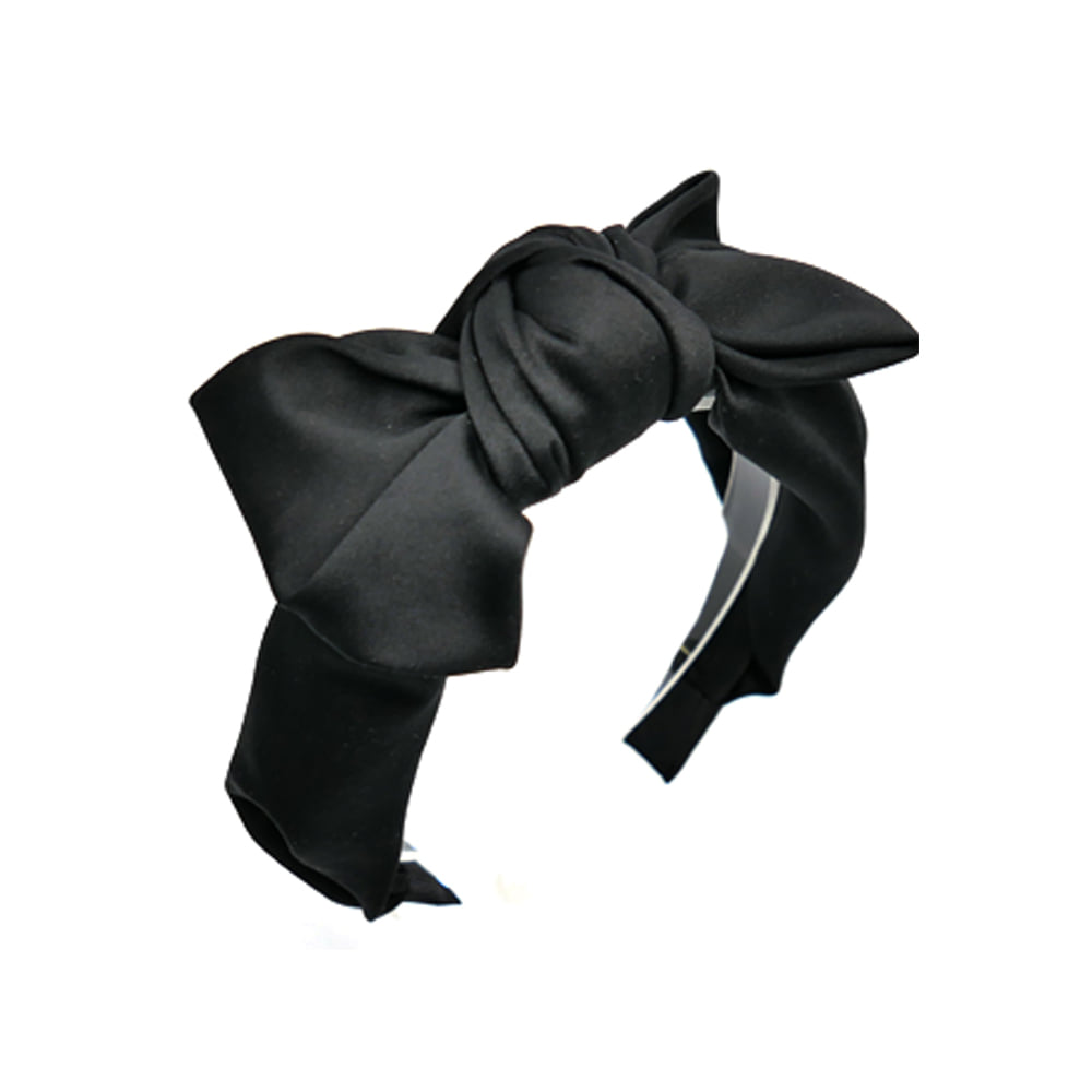 big ribbon hairband (black)